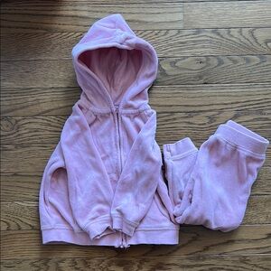 Angel Dear Pink Hooded Tracksuit Set